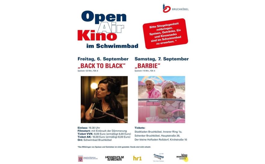 Advance ticket sales for open-air cinema in Bruchköbel start