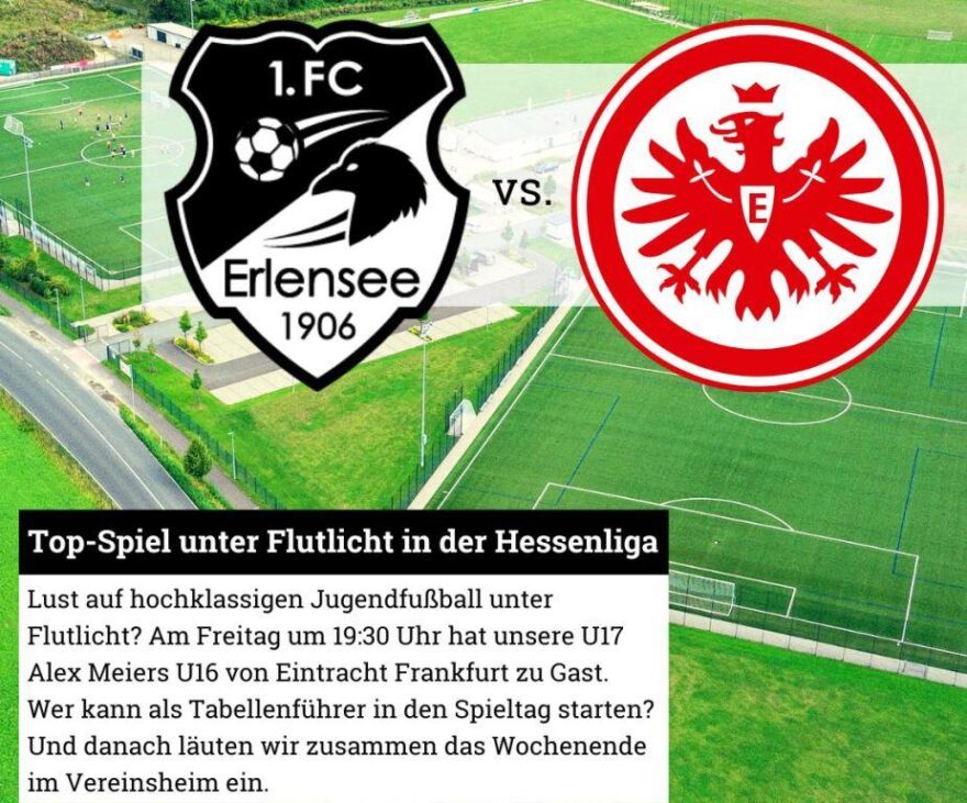 1. FC 1906 Erlensee lädt zum Top-Spiel der B-Junioren Hessenliga ...